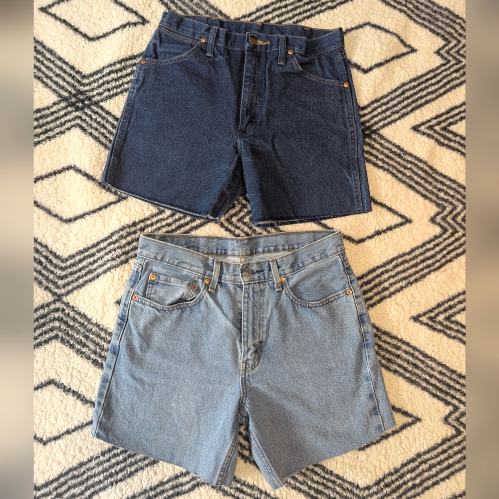 Levi's & Wrangler Cutoffs Shorts Denim